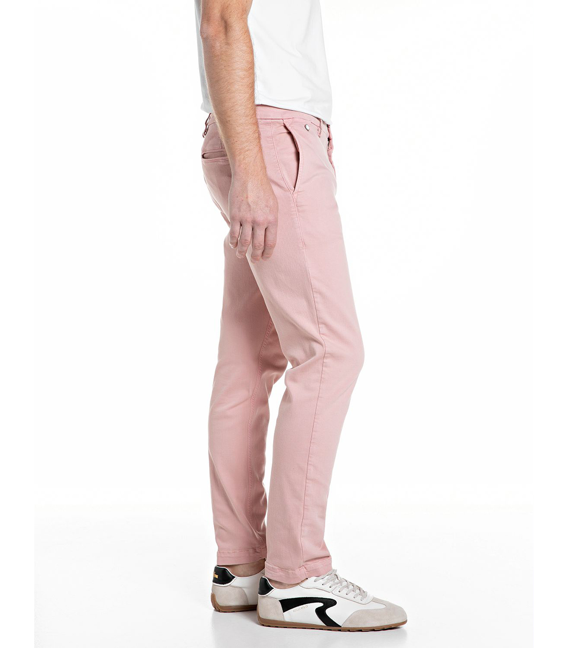 レギュラースリムBENNI Hyperflex Color チノパンツ 詳細画像 アンティークピンク 3